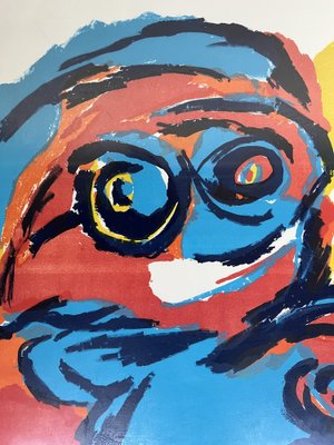 Karel Appel, Abstract Figures, 1960s, Original Lithograph for sale