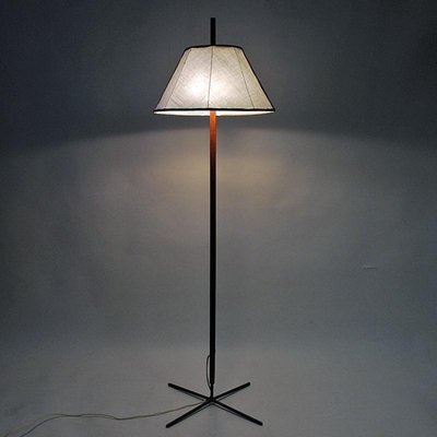 Vintage Mod G35 Teak and Iron Floor Lamp by Hans Agne Jakobsson