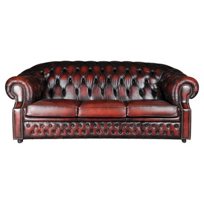 3 seater chesterfield sofa second hand deals