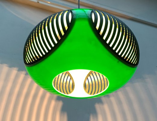 Space Age UFO Pendant Lamp attributed to Luigi Colani, 1970s for