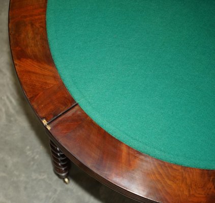 French Demilune Card Table French Demilune Card Table