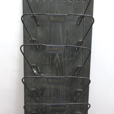 Art Deco German Metal Newspaper and Letter Rack 1930s for sale at Pamono