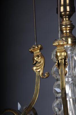 Lampadaire En Bronze Doré aux putti d'époque Napoléon III