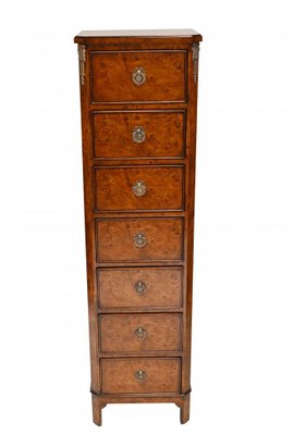 Regency Walnut Lingerie Chest Drawers for sale at Pamono