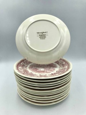 Rote Vintage Burgenland Serie Essteller von Villeroy & Boch