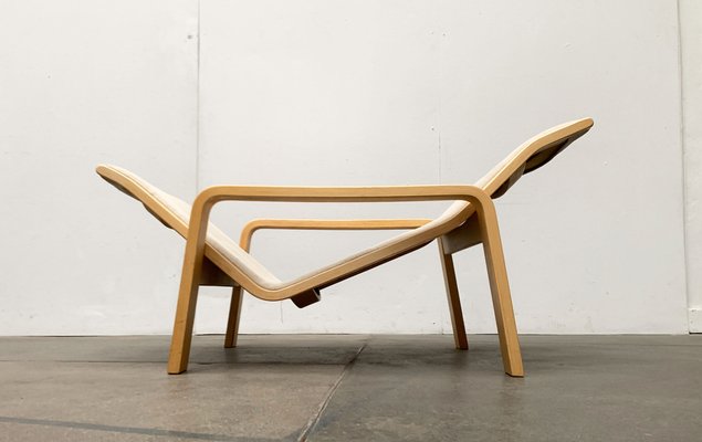 Set of Mid-Century Pulkka Lounge Chair with Ottoman by
