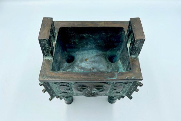 Chinese Archaistic Style Bronze Ritual Vessel Chinese Archaistic Style Bronze Ritual Vessel