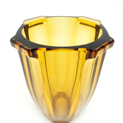 工芸品 1930's Art Deco glass vase 1930's Art Deco glass vase