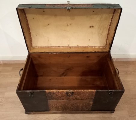 Antique 19th century Steamer Wardrobe Trunk - antiques - by owner