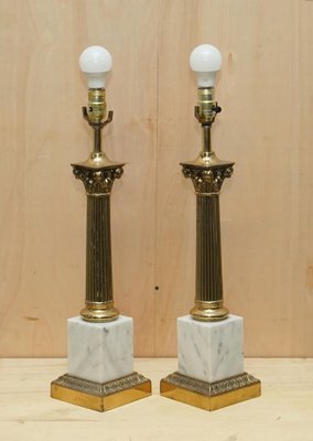 Vintage marble lamps for sale hotsell