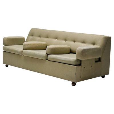 Green Upholstery Sofa Daybed from Seng Company Germany 1930s for