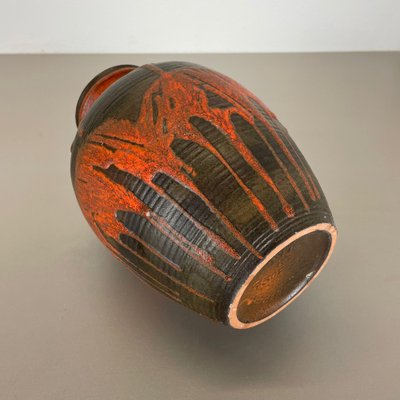Fat Lava Ceramic Pottery Vase by Heinz Siery for Carstens