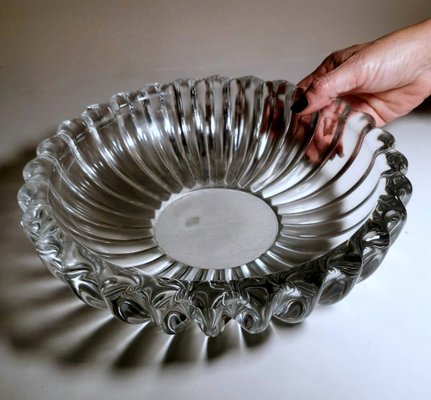 Pagliacci D'Argento　スターリングシルバー&ヴェネチアンガラス Art Deco French Glass Bowl by Pierre d'Avesn for Daum for sale at