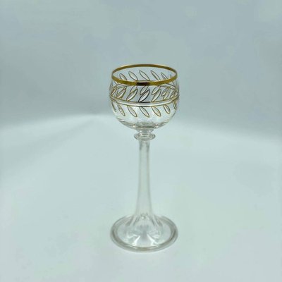 Helen Champagne Glasses, 24K Gold, Set of 6