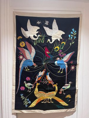 Bird tapestry sale