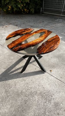 Tavolo SLR in resina epossidica di Andrea Toffanin per Hood Back