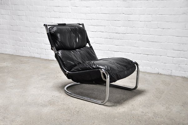 Black leather 2024 occasional chair