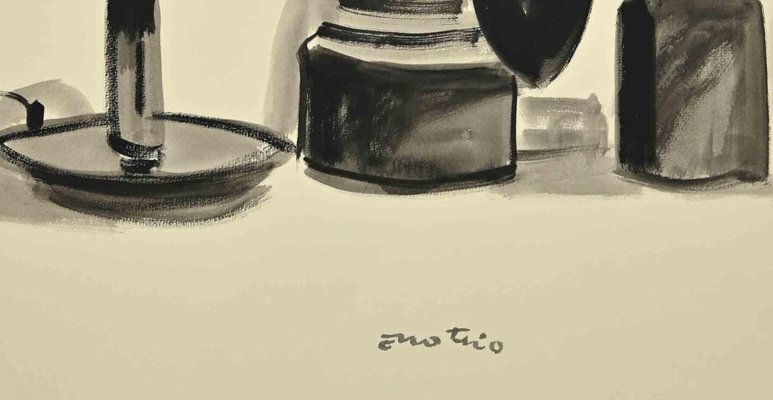 WATERCOLOR PAINTING Still Life  Black and White Step by Step