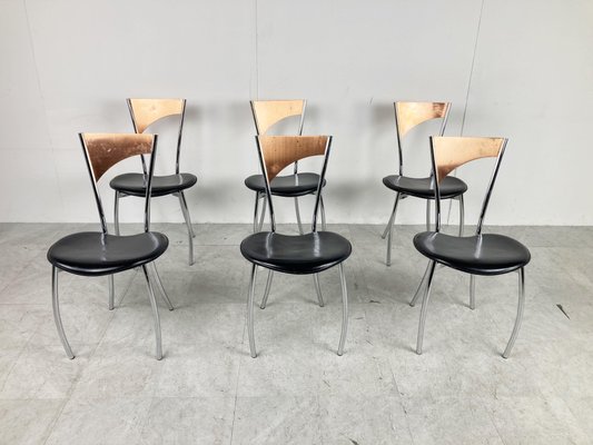 Black and copper dining chairs outlet