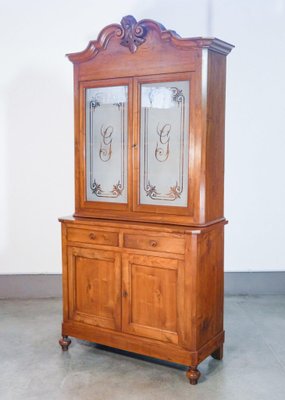 Carlo X Cupboard in Walnut 1800 for sale at Pamono