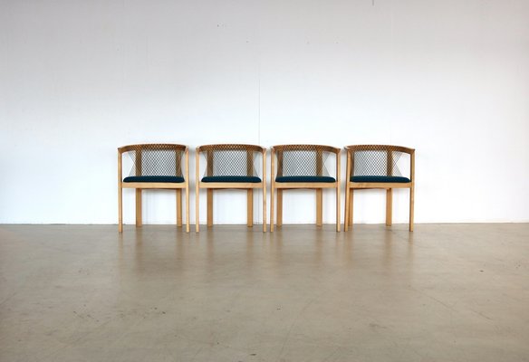 String Chairs by Tranekaer for Tranekær Furniture, 1970s, Set of 4