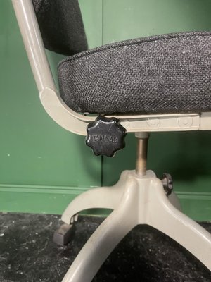 Machinist Chair in Boucle and Steel by Tan Sad 1940 for sale at Pamono