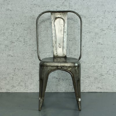 Vintage French Stripped Steel Ac Tolix Cafe Chair By Xavier Pauchard Vintage French Stripped Steel Ac Tolix Cafe Chair By Xavier Pauchard For 2