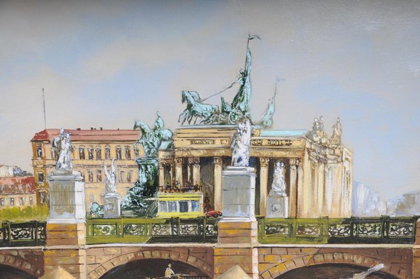 Hermann Muth, Berlin City Palace, 20th Century, Oil on Canvas for