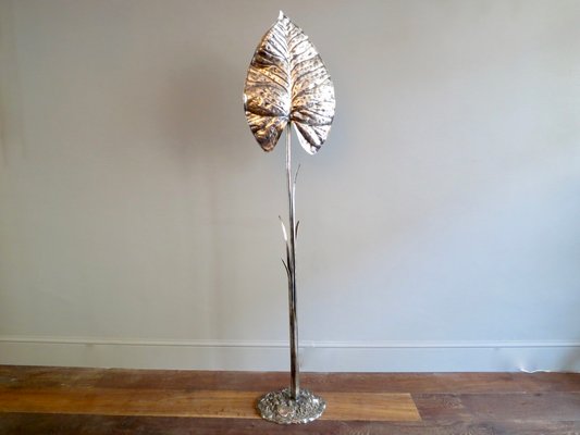 Palm Floor Lamp From Valenti For At Pamono Palm Floor Lamp From Valenti For, Palm Floor Lamp Silver