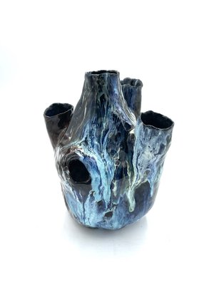 Glazed Ceramic Vase by Toni Furlan, 1954