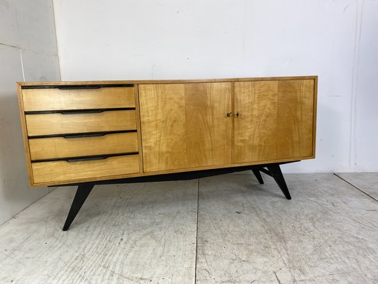 Mid Century Modern Birch Sideboard 1950s