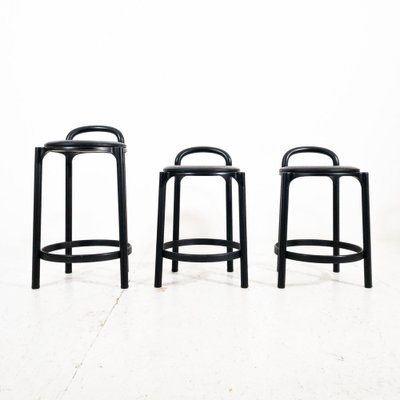 Polo 4823 Stools by Anna Castelli for Kartell, Italy, 1980s, Set