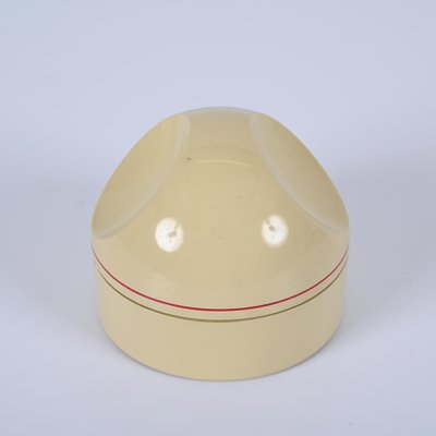 Pot à Coton Vintage Design Makio Hasuike Pour Gedy Italie - Années 70, Gris - Occasion