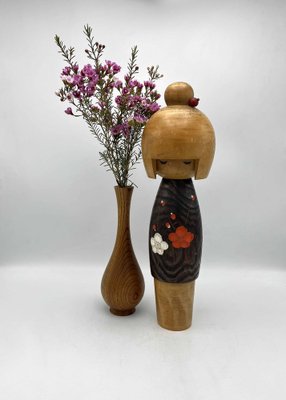 Usaburo Japanese Kokeshi Doll - Mysterious Ninja, Handcrafted Wooden Figure - View #3