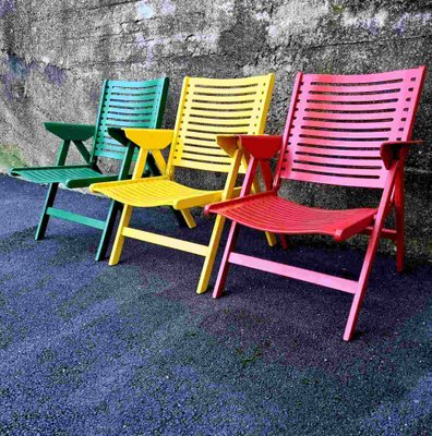 Bright coloured 2025 plastic garden chairs
