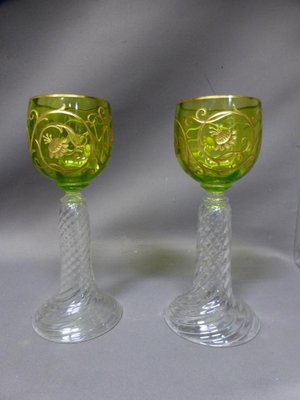 Rhinestone Wine Glasses, Set of 12 for sale at Pamono