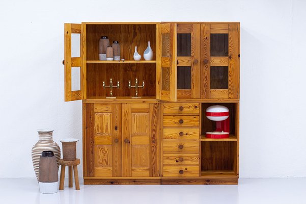 Pine 2024 china cabinet