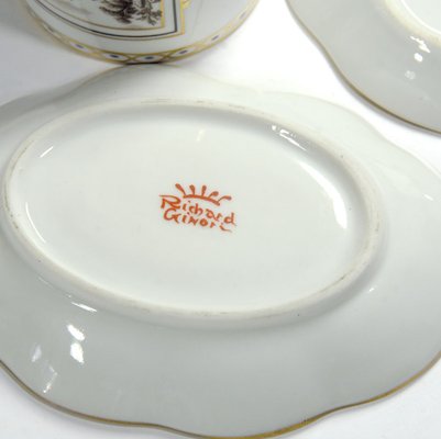 Italian Porcelain Fiesole Set by Richard Ginori, 1960s, Set Italian Porcelain Fiesole Set by Richard Ginori, 1960s, Set