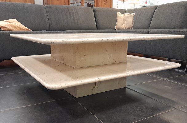 Large square 2024 marble coffee table