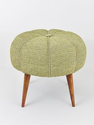 Mid Century Zigzag Pouf 1950s for sale at Pamono