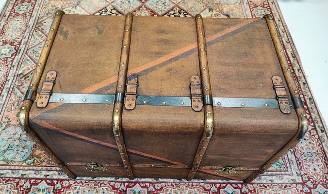 Monogram Trunk from Louis Vuitton, 1940s for sale at Pamono