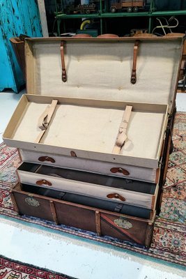 Vintage Travel Trunk, 1940s for sale at Pamono