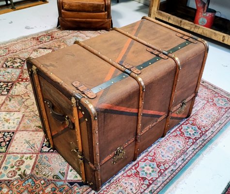 Vintage Travel Trunk, 1940s for sale at Pamono