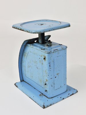 アンティークレタースケール バウハウス Marianne Brandt Bauhaus Decorative Blue Avantgarde Letter Scale attributed to
