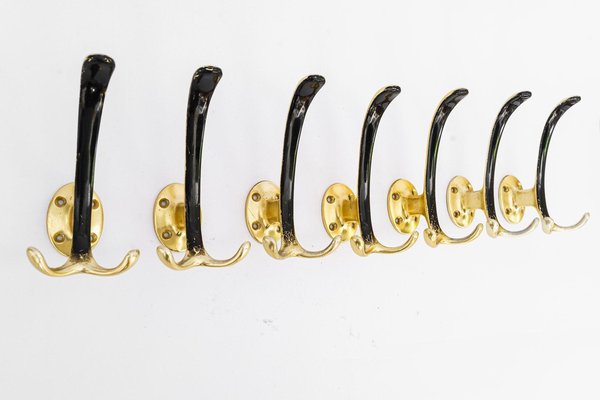 Black and outlet gold wall hooks