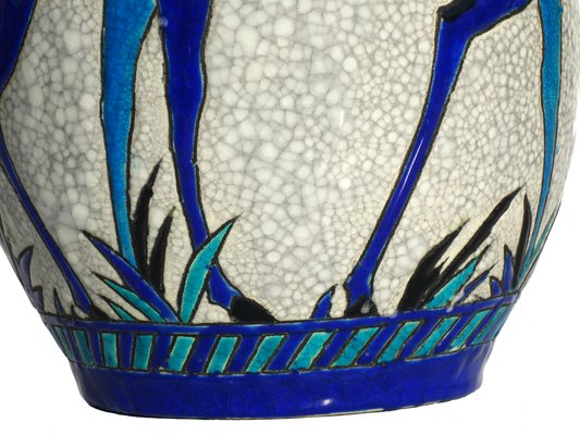 Photo Stéréo Vintage Albumine - France Intérieur Décor Artiste Vases, Ca 1865, Tirage Original
