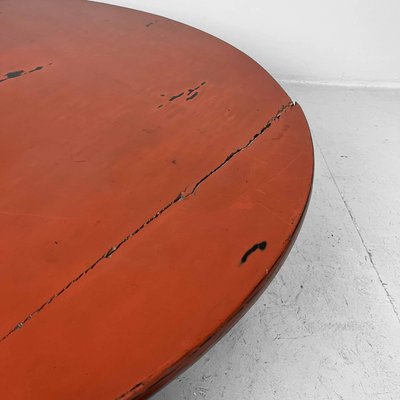 Japanese Meiji Era Wabi Sabi Lacquer Chabudai Coffee Table for