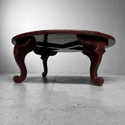Japanese Meiji Era Wabi Sabi Lacquer Chabudai Coffee Table for