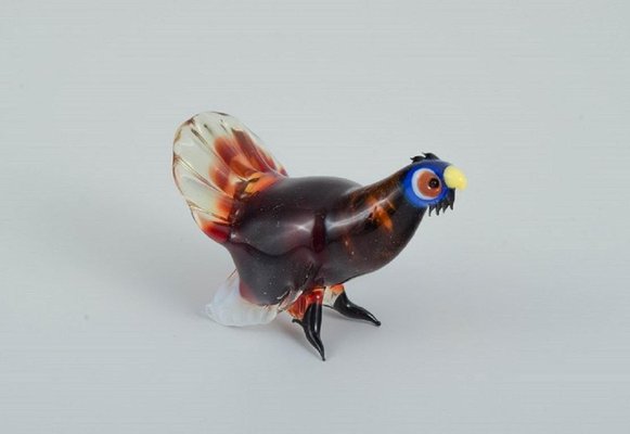 Italian Miniature Animal Glass Figurines, 1960s, Set of 6 for sale
