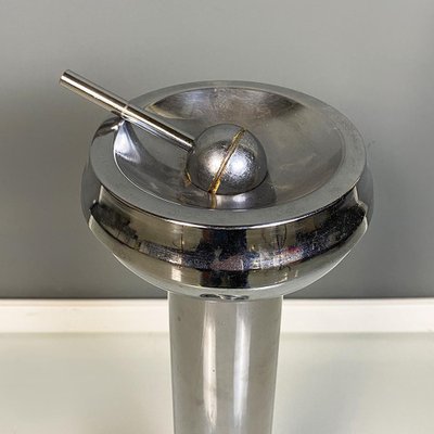 6 Posacenere Acciaio Inox - Con Coperchio Antivento, Ø11cm, Per Interni/Esterni - Foto 14
